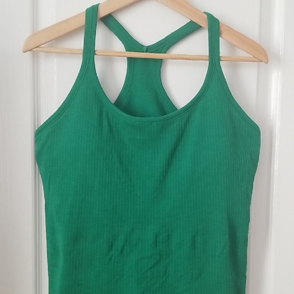lululemon athletica Green Ribbed Racerback Tank - Picture 3 of 5
